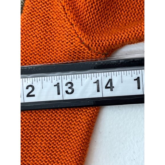 Jessica Simpson Colorblock Knit Sweater Dress Green Orange Size Small - Picture 11 of 14